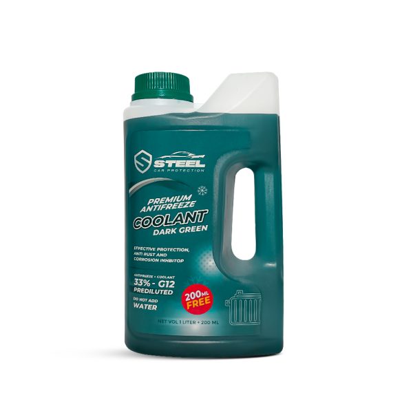 Coolant Green 33% - 1.2 Liter - Premium Anti Freeze